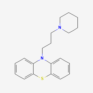 molecular formula C20H24N2S B15402374 Phenothiazine, 10-(3-piperidinopropyl)- CAS No. 3733-38-8