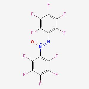 molecular formula C12F10N2O B15402491 Diazene, bis(pentafluorophenyl)-, 1-oxide CAS No. 1800-29-9