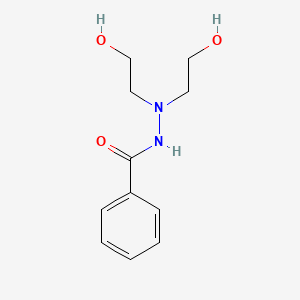 molecular formula C11H16N2O3 B15402562 n',n'-Bis(2-hydroxyethyl)benzohydrazide CAS No. 6972-26-5