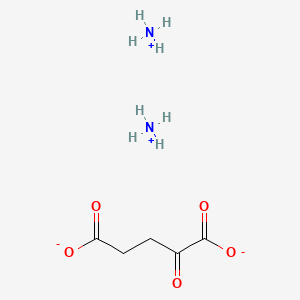 molecular formula C5H12N2O5 B15402621 Ammonium alpha-ketoglutarate CAS No. 15303-07-8