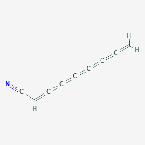 molecular formula C9H3N B15402684 Nona-2,3,4,5,6,7,8-heptaenenitrile CAS No. 918530-48-0