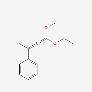 molecular formula C14H18O2 B15402796 (4,4-Diethoxybuta-2,3-dien-2-yl)benzene CAS No. 922173-82-8