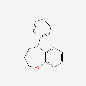 molecular formula C16H14O B15402853 5-Phenyl-2,5-dihydro-1-benzoxepine CAS No. 923591-87-1