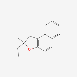 molecular formula C15H16O B15402854 2-Ethyl-2-methyl-1,2-dihydronaphtho[2,1-b]furan CAS No. 918867-75-1