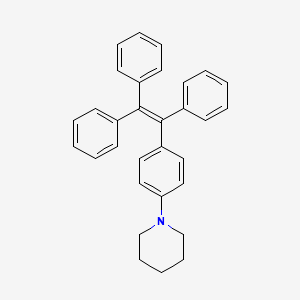molecular formula C31H29N B15402866 1-[4-(Triphenylethenyl)phenyl]piperidine CAS No. 919789-75-6