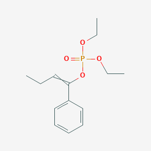 molecular formula C14H21O4P B15403014 Diethyl 1-phenylbut-1-en-1-yl phosphate CAS No. 922186-05-8