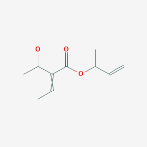 molecular formula C10H14O3 B15403036 But-3-en-2-yl 2-acetylbut-2-enoate CAS No. 918150-81-9