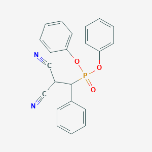molecular formula C22H17N2O3P B15403164 Diphenyl (2,2-dicyano-1-phenylethyl)phosphonate CAS No. 922729-54-2
