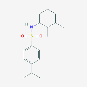 molecular formula C17H27NO2S B15403343 N-(2,3-Dimethylcyclohexyl)-4-(propan-2-yl)benzene-1-sulfonamide CAS No. 920527-61-3