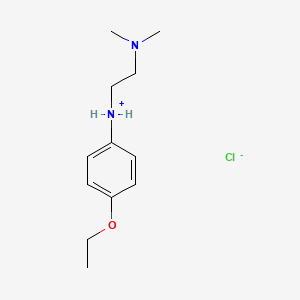 molecular formula C12H21ClN2O B15403418 N,N-Dimethyl-N'-(p-ethoxyphenyl)ethylenediamine hydrochloride CAS No. 22123-27-9