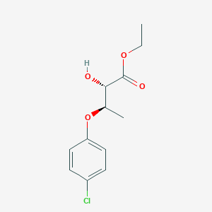 molecular formula C12H15ClO4 B15403757 ethyl (2S,3R)-3-(4-chlorophenoxy)-2-hydroxybutanoate CAS No. 849704-25-2