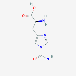 molecular formula C8H12N4O3 B15403866 1-(Methylcarbamoyl)-L-histidine CAS No. 848640-60-8