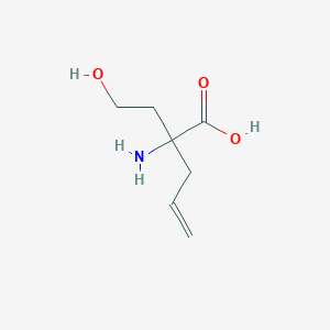 molecular formula C7H13NO3 B15404066 2-Prop-2-en-1-ylhomoserine CAS No. 872983-37-4