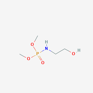 molecular formula C4H12NO4P B15404568 Dimethyl N-(2-hydroxyethyl)phosphoramidate CAS No. 923056-53-5