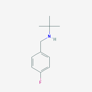 molecular formula C11H16FN B154046 N-(Tert-butyl)-N-(4-fluorobenzyl)amine CAS No. 125640-89-3
