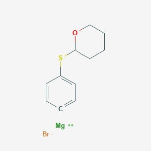 molecular formula C11H13BrMgOS B15404735 magnesium;2-phenylsulfanyloxane;bromide CAS No. 850311-93-2
