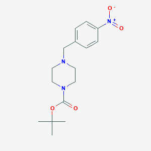 molecular formula C16H23N3O4 B154049 1-Boc-4-(4-Nitrobenzyl)piperazine CAS No. 130636-61-2