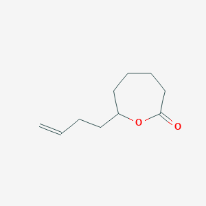 molecular formula C10H16O2 B15405247 7-(But-3-en-1-yl)oxepan-2-one CAS No. 872413-54-2