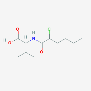 molecular formula C11H20ClNO3 B15405249 N-(2-Chlorohexanoyl)valine CAS No. 876858-57-0