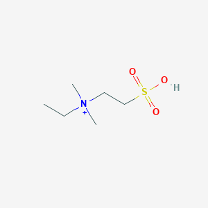 molecular formula C6H16NO3S+ B15405287 N-Ethyl-N,N-dimethyl-2-sulfoethan-1-aminium CAS No. 835918-75-7