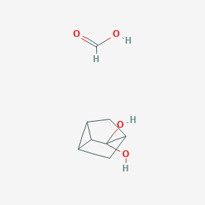 molecular formula C8H12O4 B15405321 Formic acid;tricyclo[2.2.1.02,6]heptane-3,3-diol CAS No. 860176-33-6