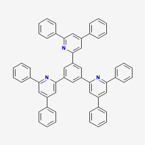 molecular formula C57H39N3 B15405856 2,2',2''-(Benzene-1,3,5-triyl)tris(4,6-diphenylpyridine) CAS No. 847602-85-1