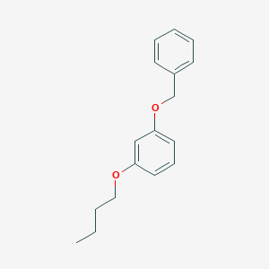 molecular formula C17H20O2 B15405960 Benzene, 1-butoxy-3-(phenylmethoxy)- CAS No. 881404-38-2