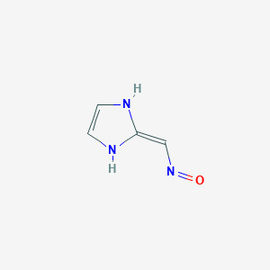 molecular formula C4H5N3O B154060 1H-Imidazole-2-carboxaldehyde oxime CAS No. 127020-07-9