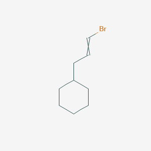 molecular formula C9H15Br B15406078 3-Bromoprop-2-enylcyclohexane CAS No. 861575-08-8
