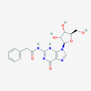 molecular formula C18H19N5O6 B154061 N2-Phenylacetyl guanosine CAS No. 132628-16-1