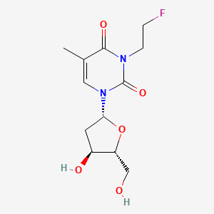 molecular formula C12H17FN2O5 B15406160 3-(2-Fluoroethyl)thymidine CAS No. 887113-61-3
