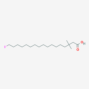 17-Iodo-3,3-dimethylheptadecanoic acid