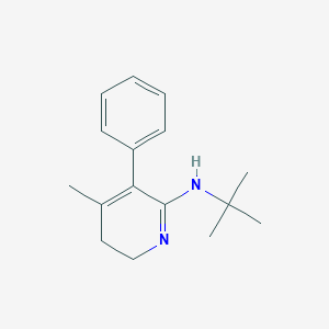 molecular formula C16H22N2 B15406588 N-tert-Butyl-4-methyl-3-phenyl-5,6-dihydropyridin-2-amine CAS No. 917886-14-7