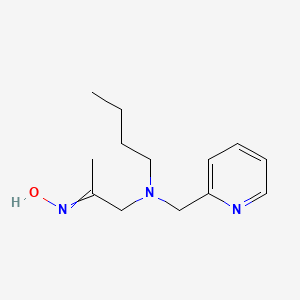 molecular formula C13H21N3O B15406610 N-(1-{Butyl[(pyridin-2-yl)methyl]amino}propan-2-ylidene)hydroxylamine CAS No. 918898-35-8