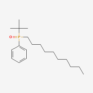 molecular formula C20H35OP B15406676 tert-Butyl(decyl)oxo(phenyl)-lambda~5~-phosphane CAS No. 922737-65-3