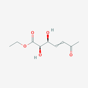molecular formula C9H14O5 B15406756 ethyl (2R,3S)-2,3-dihydroxy-6-oxohept-4-enoate CAS No. 919090-71-4