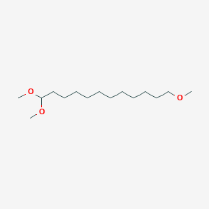 molecular formula C15H32O3 B15407117 1,1,12-Trimethoxydodecane CAS No. 779349-33-6