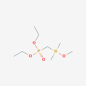 molecular formula C8H21O4PSi B15407167 Diethyl {[methoxy(dimethyl)silyl]methyl}phosphonate CAS No. 827615-74-7
