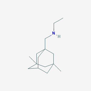 molecular formula C15H27N B15407201 N-[(3,5-Dimethyltricyclo[3.3.1.1~3,7~]decan-1-yl)methyl]ethanamine CAS No. 790607-45-3