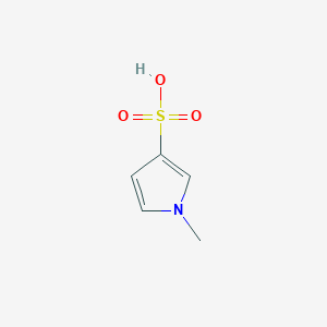 molecular formula C5H7NO3S B15407208 1-methyl-1H-pyrrole-3-sulfonic acid CAS No. 728861-46-9