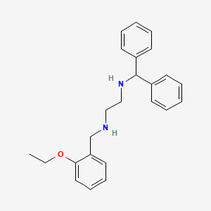 molecular formula C24H28N2O B15407297 N'-benzhydryl-N-[(2-ethoxyphenyl)methyl]ethane-1,2-diamine CAS No. 627524-28-1