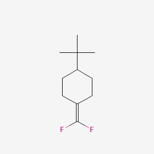 molecular formula C11H18F2 B15407312 1-tert-Butyl-4-(difluoromethylidene)cyclohexane CAS No. 828265-14-1