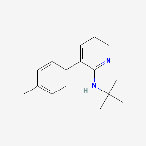 molecular formula C16H22N2 B15407376 N-tert-Butyl-3-(4-methylphenyl)-5,6-dihydropyridin-2-amine CAS No. 917886-22-7