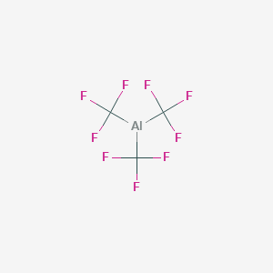 molecular formula C3AlF9 B15407403 Tris(trifluoromethyl)alumane CAS No. 827027-01-0