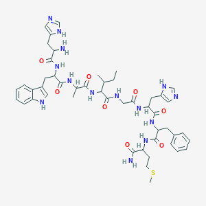 molecular formula C48H64N14O8S B154075 Ranatensin M CAS No. 135727-57-0