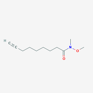 molecular formula C11H19NO2 B15407646 N-Methoxy-N-methylnon-8-ynamide CAS No. 744208-94-4