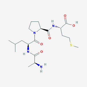 molecular formula C19H34N4O5S B15407663 L-Methionine, L-alanyl-L-leucyl-L-prolyl- CAS No. 769922-09-0