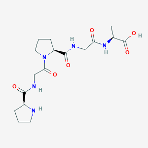 molecular formula C17H27N5O6 B15407713 L-Prolylglycyl-L-prolylglycyl-L-alanine CAS No. 742068-50-4