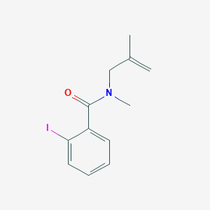molecular formula C12H14INO B15407761 2-iodo-N-methyl-N-(2-methylprop-2-en-1-yl)benzamide CAS No. 918334-76-6