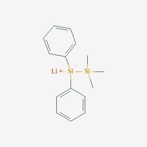 molecular formula C15H19LiSi2 B15407764 Lithium diphenyl(trimethylsilyl)silicate(1-) CAS No. 823207-42-7